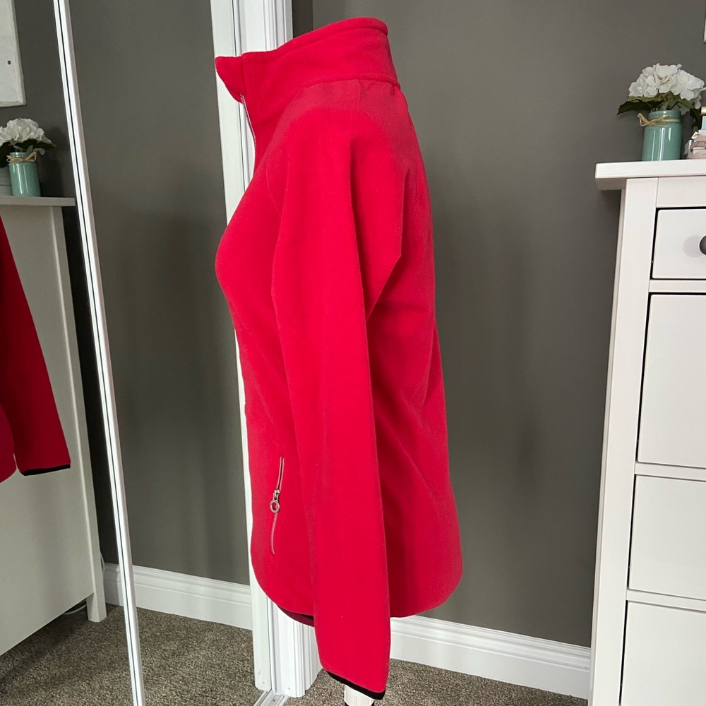 Calvin Klein Performance Red Full-Zip Sweater Jacket - Picture 2 of 5